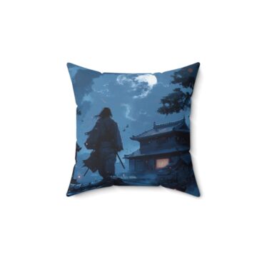 Moonlit Warrior Pillow-1  - Front