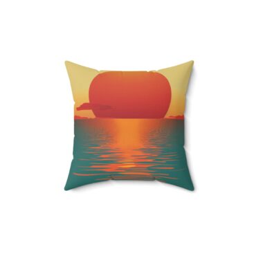 Vintage Sunset Glow Pillow-1  - Front