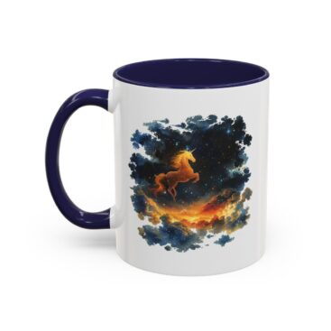 Astral Unicorn Coffee Mug - Multi 11oz & 15oz Coffee Mug - Left