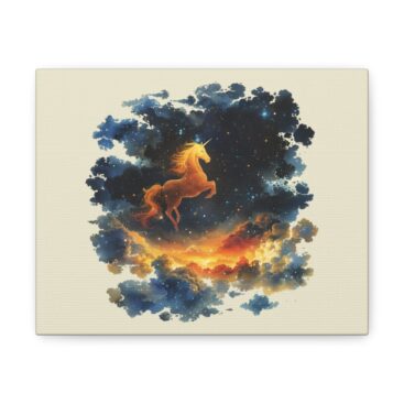 Astral Unicorn Print Art Print - Front