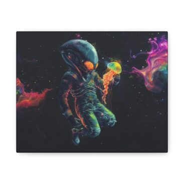 Cosmic Jelly Glow - Alien Print Art Print - Front