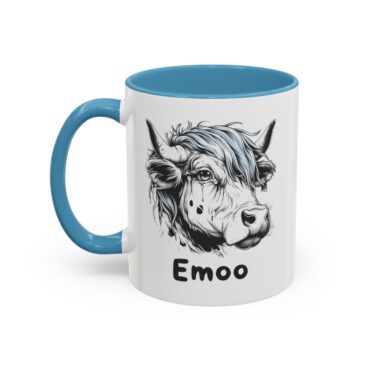 Emoo Coffee Mug - Multi 11oz & 15oz Coffee Mug - Left