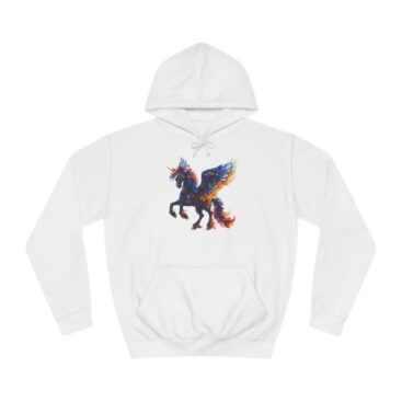 Rainbow Pegasus C-hoodie  - Front