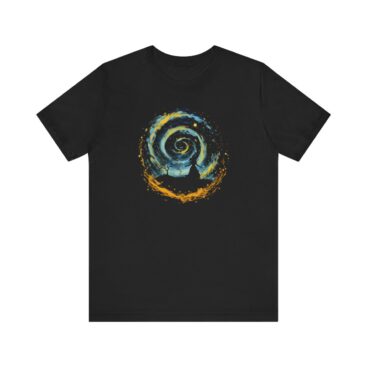 Witching Hour Swirl Male-t - Black - Front